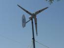 WY0I's hbw wind generator made of pvc and a DC treadmill motor. WHo'd have thought the failure in this scenario would come from lack of Kansas wind??